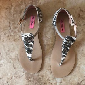 Betsey Johnson Ankle Strap Sandals